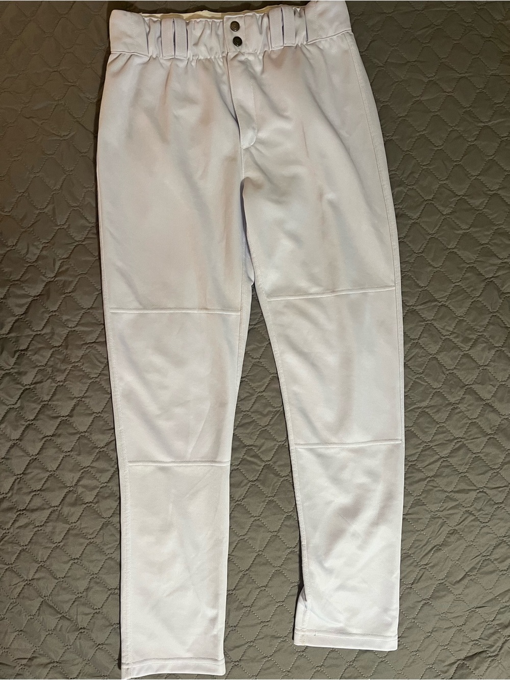 Evoshield White Men’s Baseball Leggings with Elastic Waist